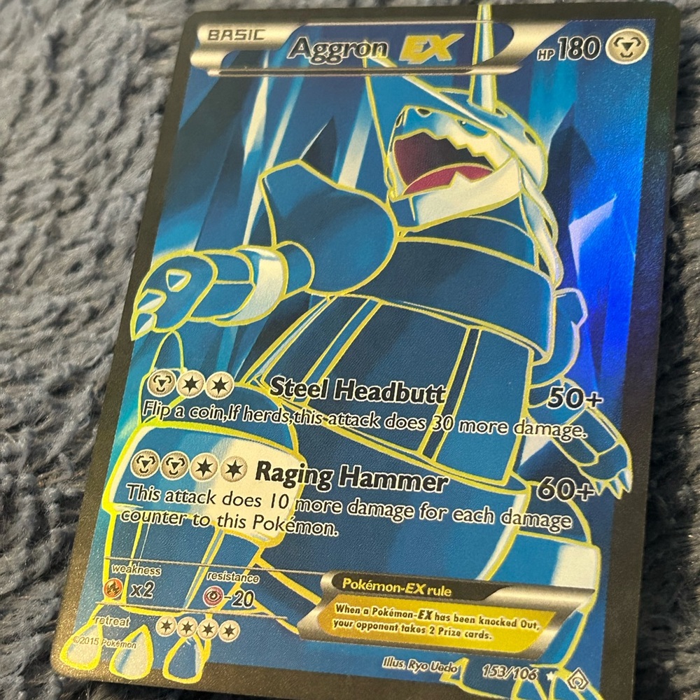 Full art aggron 153-106 EX